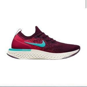 Nike Epic React Flyknit Women's Sneakers Bordeaux